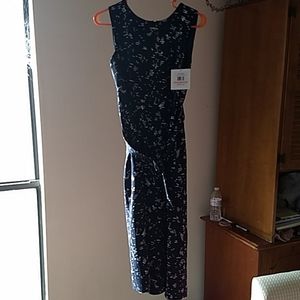 Navy Ellen Tracy sheath dress, women's 2